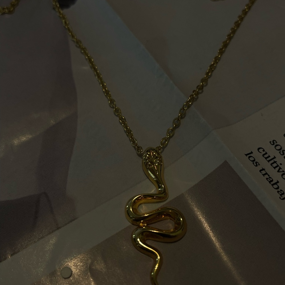 Gold necklace